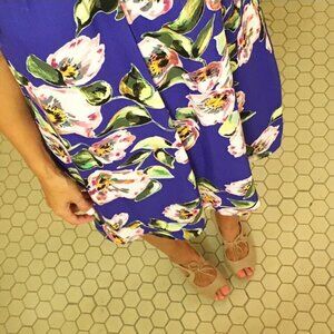 CeCe Floral Print Sleeveless Dress